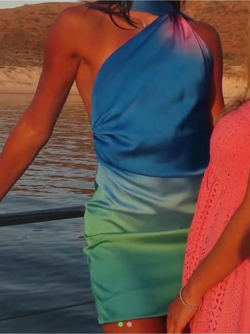 Baobab Ari mini dress in spirulina